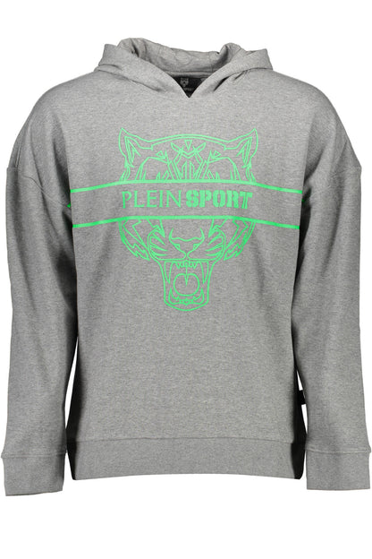 PLEIN SPORT HERREN-SWEATSHIRT OHNE REISSVERSCHLUSS GRAU