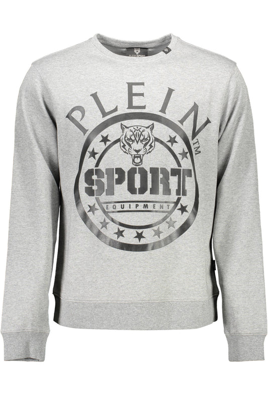 PLEIN SPORT SWEATSHIRT OHNE REISSVERSCHLUSS HERREN GRAU