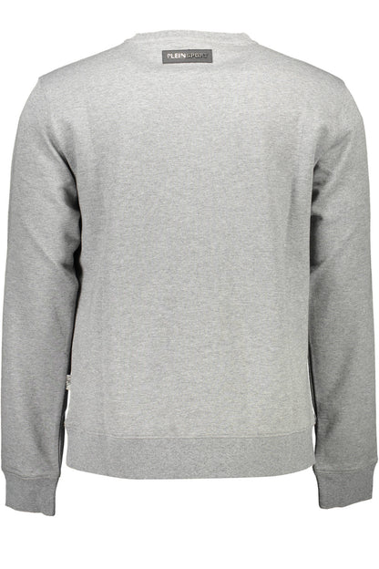 PLEIN SPORT SWEATSHIRT OHNE REISSVERSCHLUSS HERREN GRAU