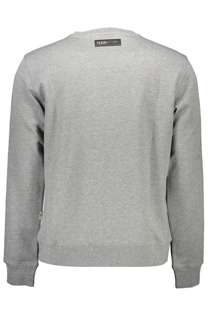 PLEIN SPORT HERREN-SWEATSHIRT OHNE REISSVERSCHLUSS GRAU