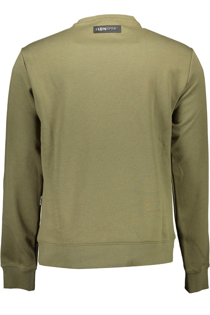 PLEIN SPORT SWEATSHIRT OHNE REISSVERSCHLUSS HERREN GRÜN