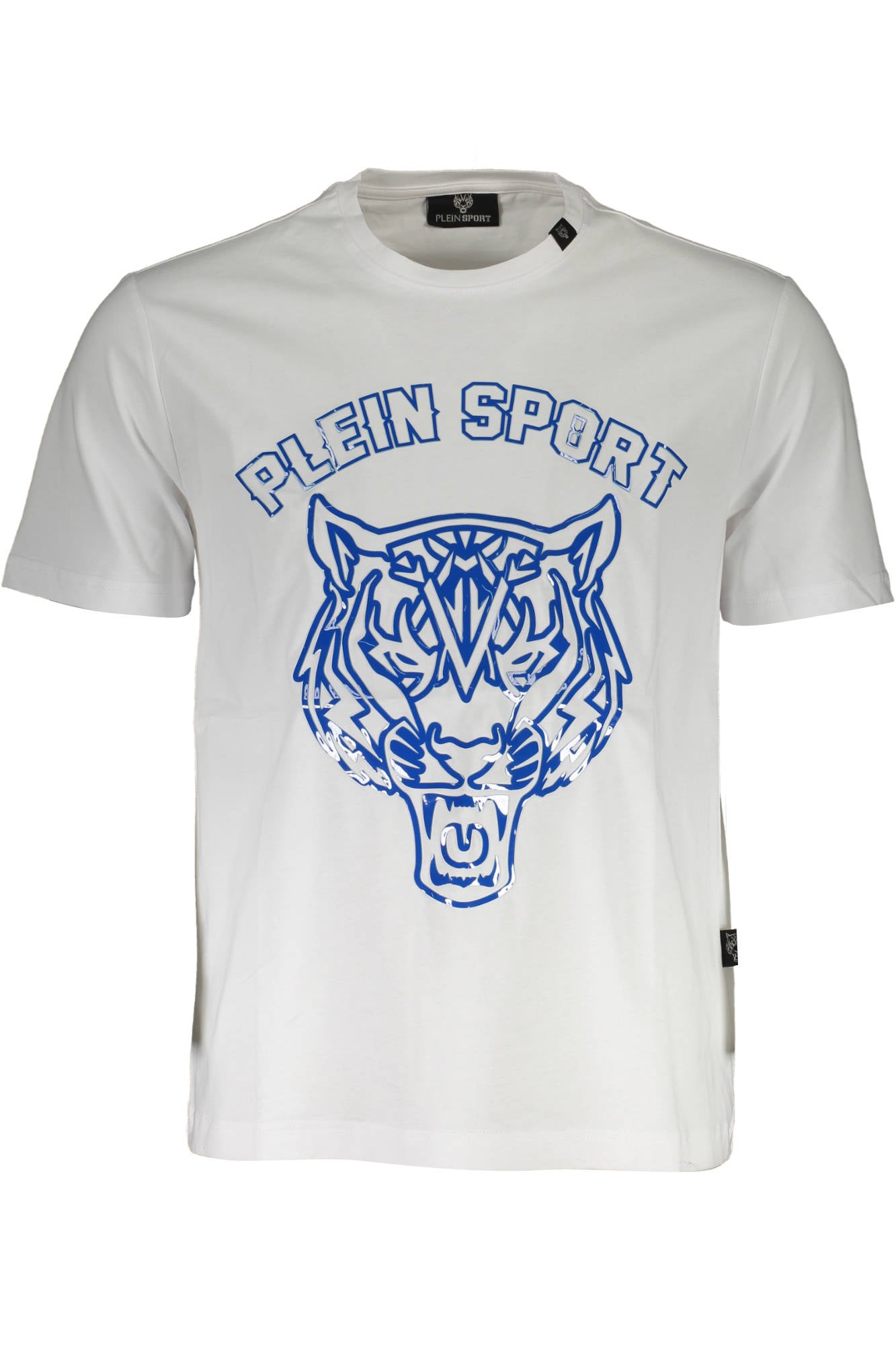 PLEIN SPORT KURZARM-T-SHIRT HERREN WEISS