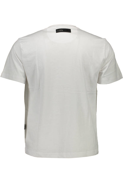 PLEIN SPORT WEISSES KURZARM-T-SHIRT FÜR HERREN