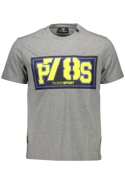 PLEIN SPORT KURZARM-T-SHIRT HERREN GRAU