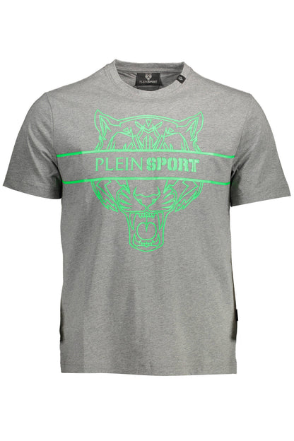 PLEIN SPORT KURZARM-T-SHIRT HERREN GRAU