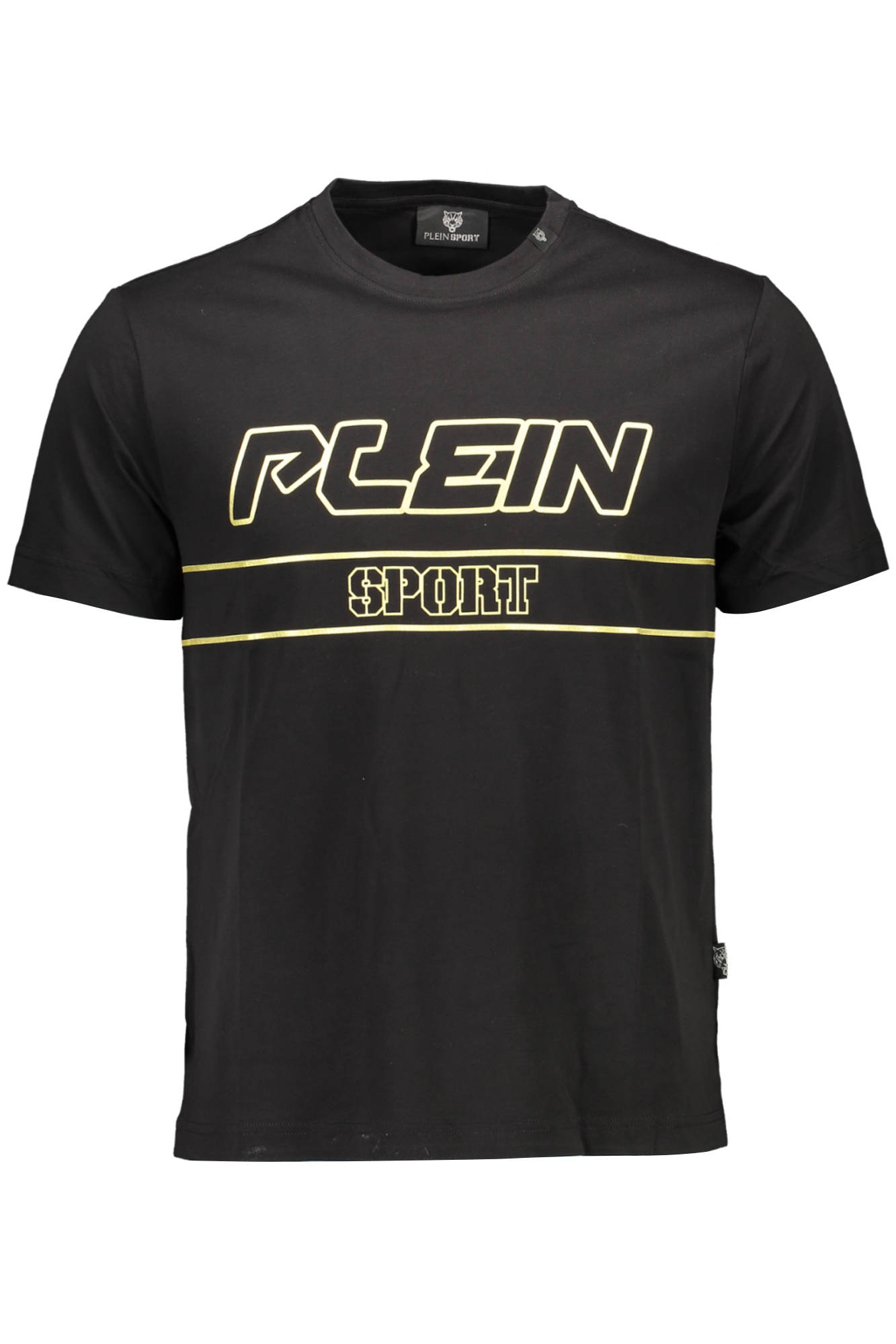 PLEIN SPORT KURZARM-T-SHIRT HERREN SCHWARZ