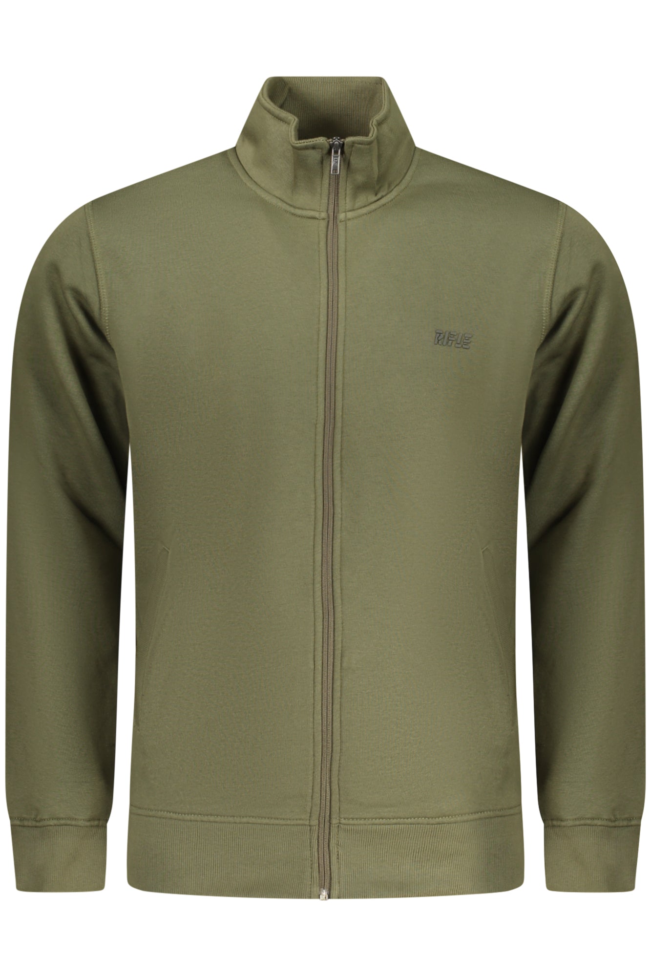 RIFLE HERREN-SWEATSHIRT MIT REISSVERSCHLUSS GRÜN