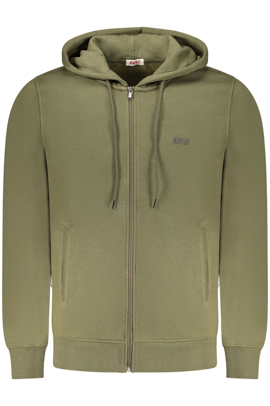 RIFLE HERREN-SWEATSHIRT MIT REISSVERSCHLUSS GRÜN