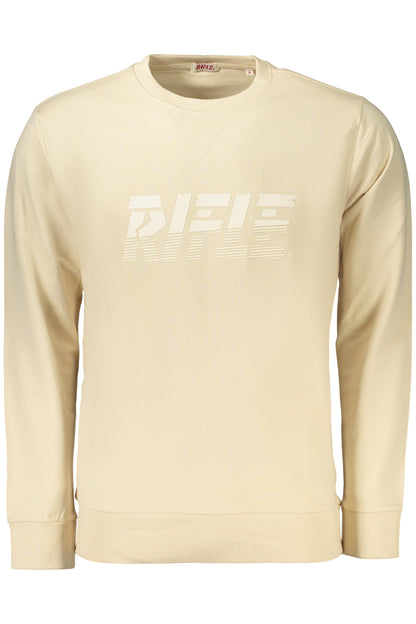 RIFLE Herren-Sweatshirt mit Reißverschluss, beige