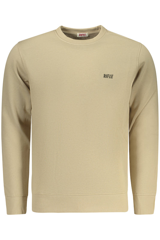 RIFLE Herren-Sweatshirt mit Reißverschluss, beige