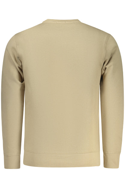 RIFLE Herren-Sweatshirt mit Reißverschluss, beige