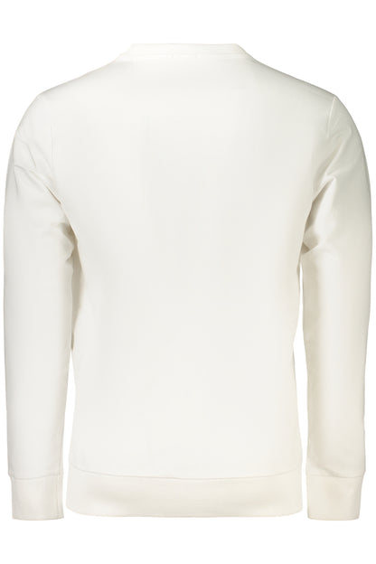 RIFLE Herren-Sweatshirt mit Reißverschluss, weiß
