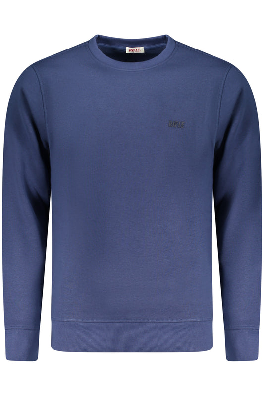 RIFLE Herren-Sweatshirt mit Reißverschluss, blau