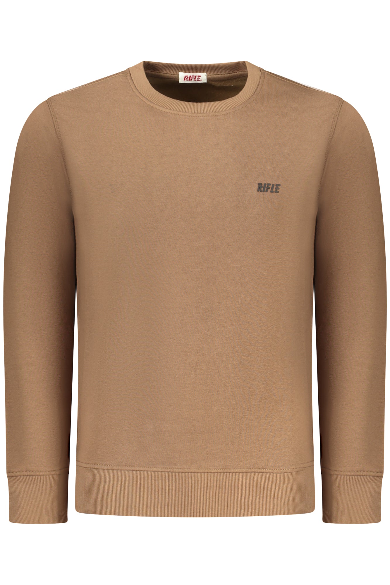 RIFLE Herren-Sweatshirt mit Reißverschluss, braun
