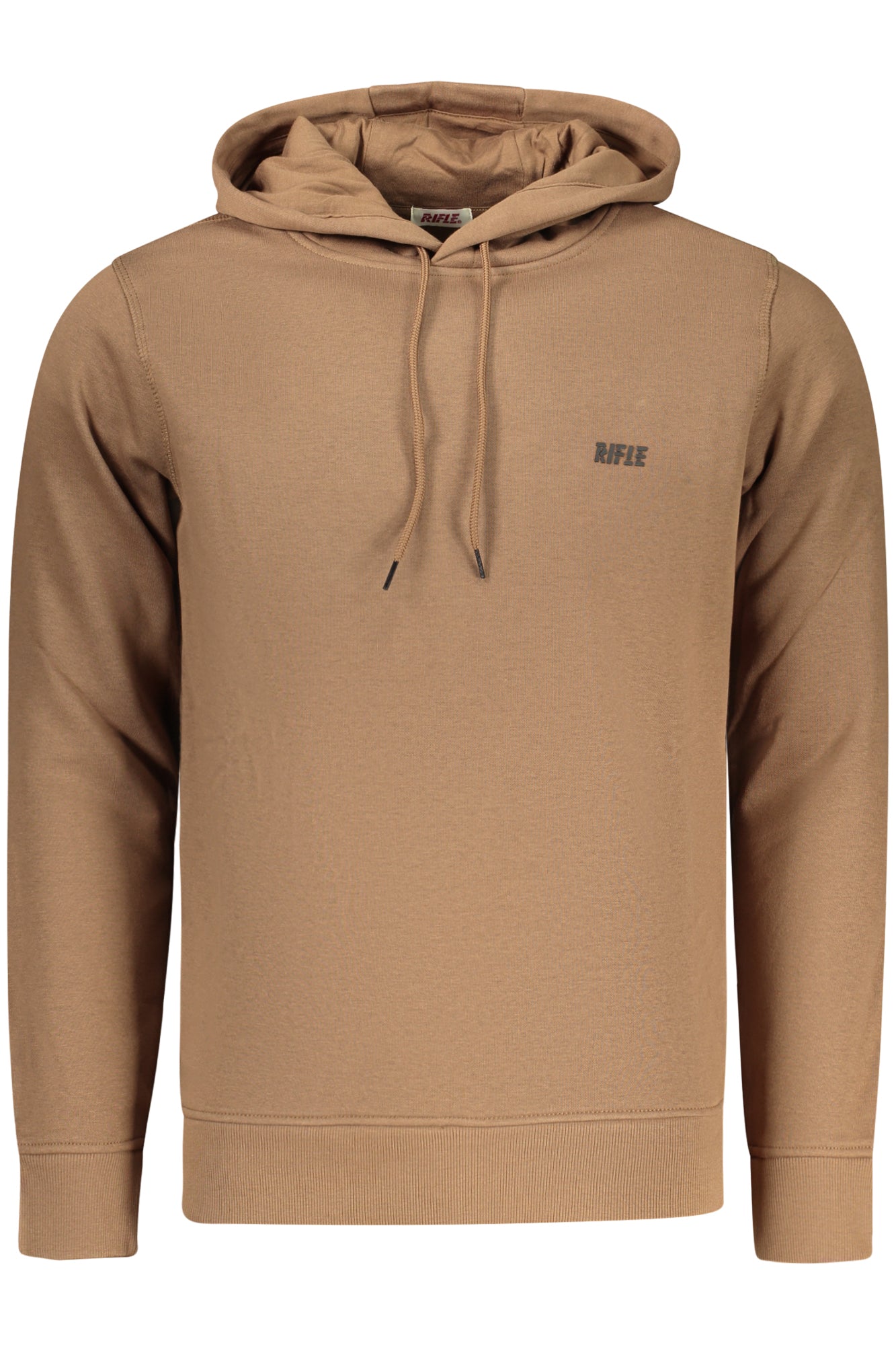 RIFLE Herren-Sweatshirt mit Reißverschluss, braun
