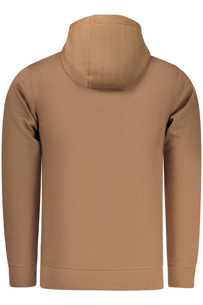 RIFLE Herren-Sweatshirt mit Reißverschluss, braun