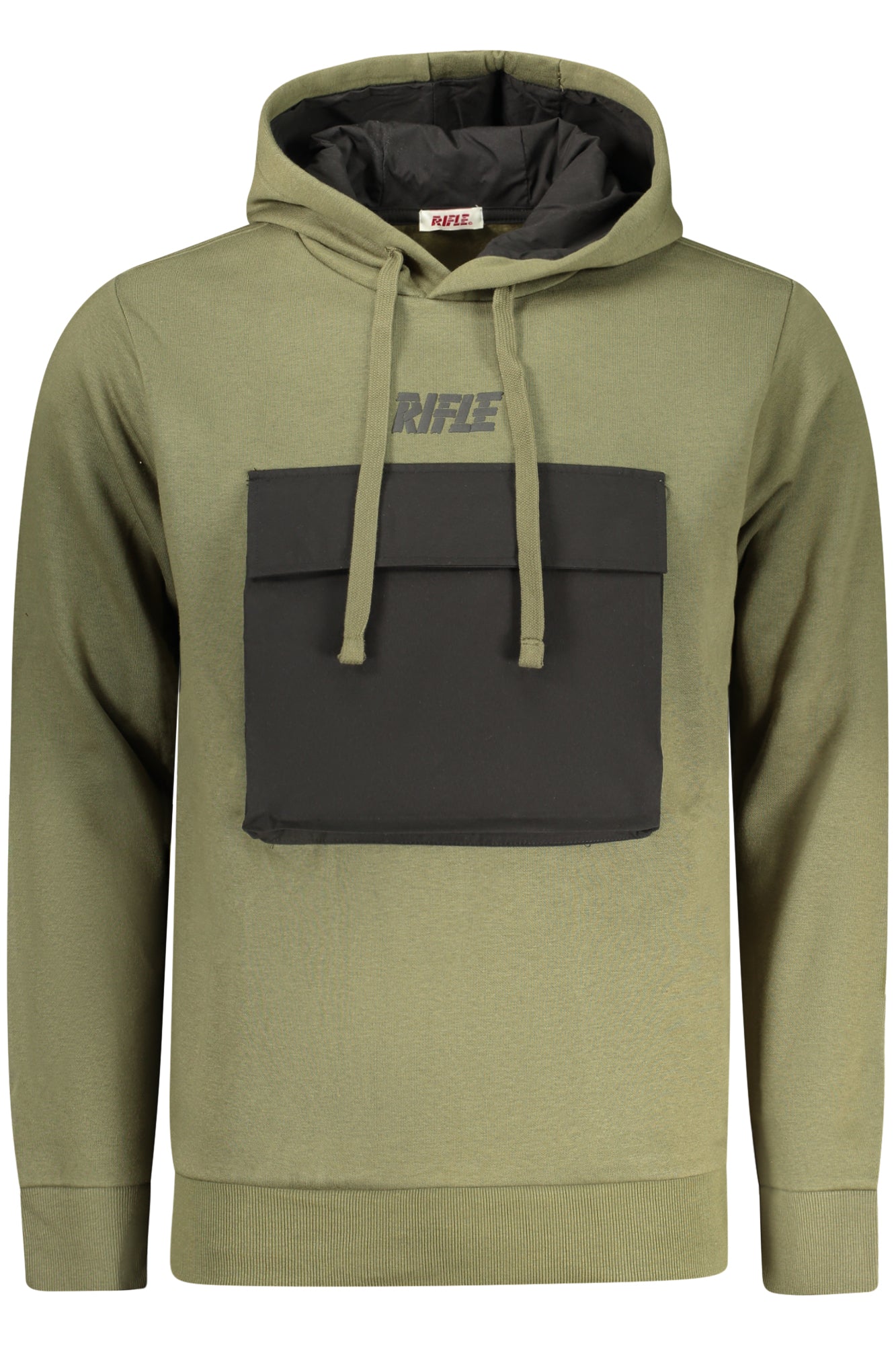 RIFLE Herren-Sweatshirt mit Reißverschluss, grün