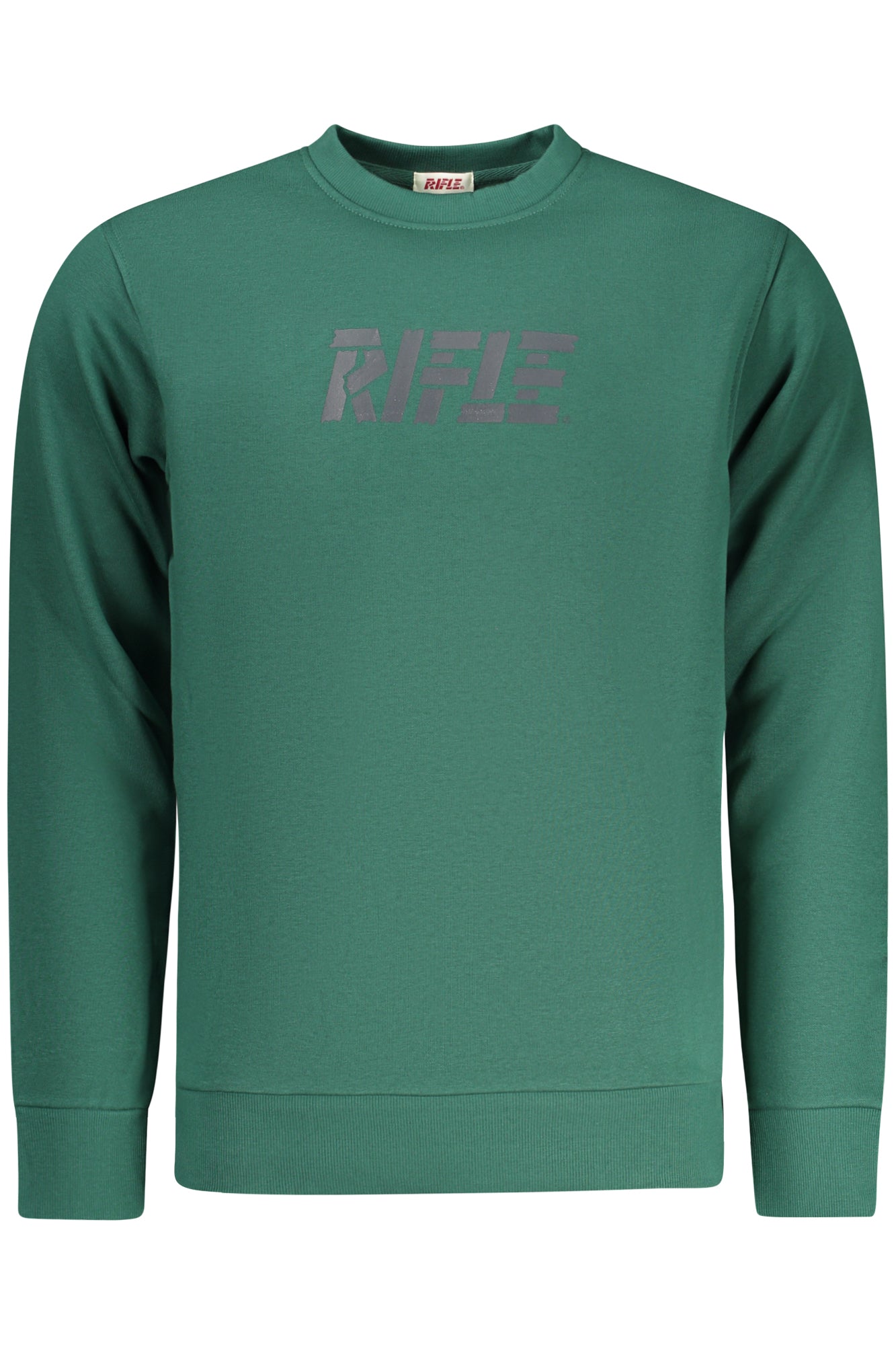 RIFLE Herren-Sweatshirt mit Reißverschluss, grün