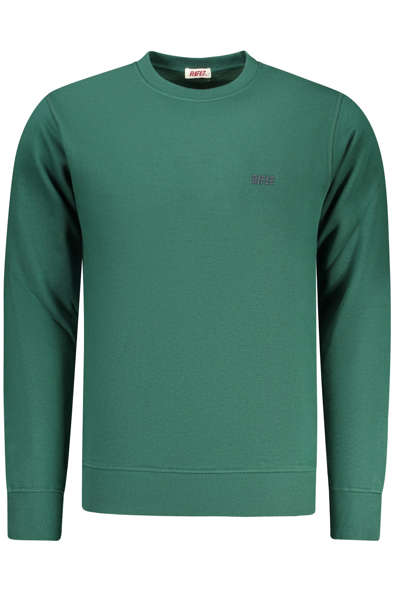 RIFLE Herren-Sweatshirt mit Reißverschluss, grün