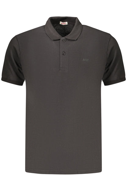 RIFLE POLO KURZARM HERREN SCHWARZ