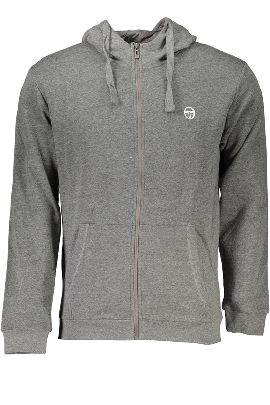 SERGIO TACCHINI HERREN-SWEATSHIRT MIT GRAUEM ZIP