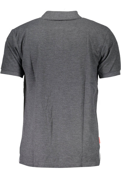 SLAZENGER KURZARM POLOSHIRT HERREN GRAU