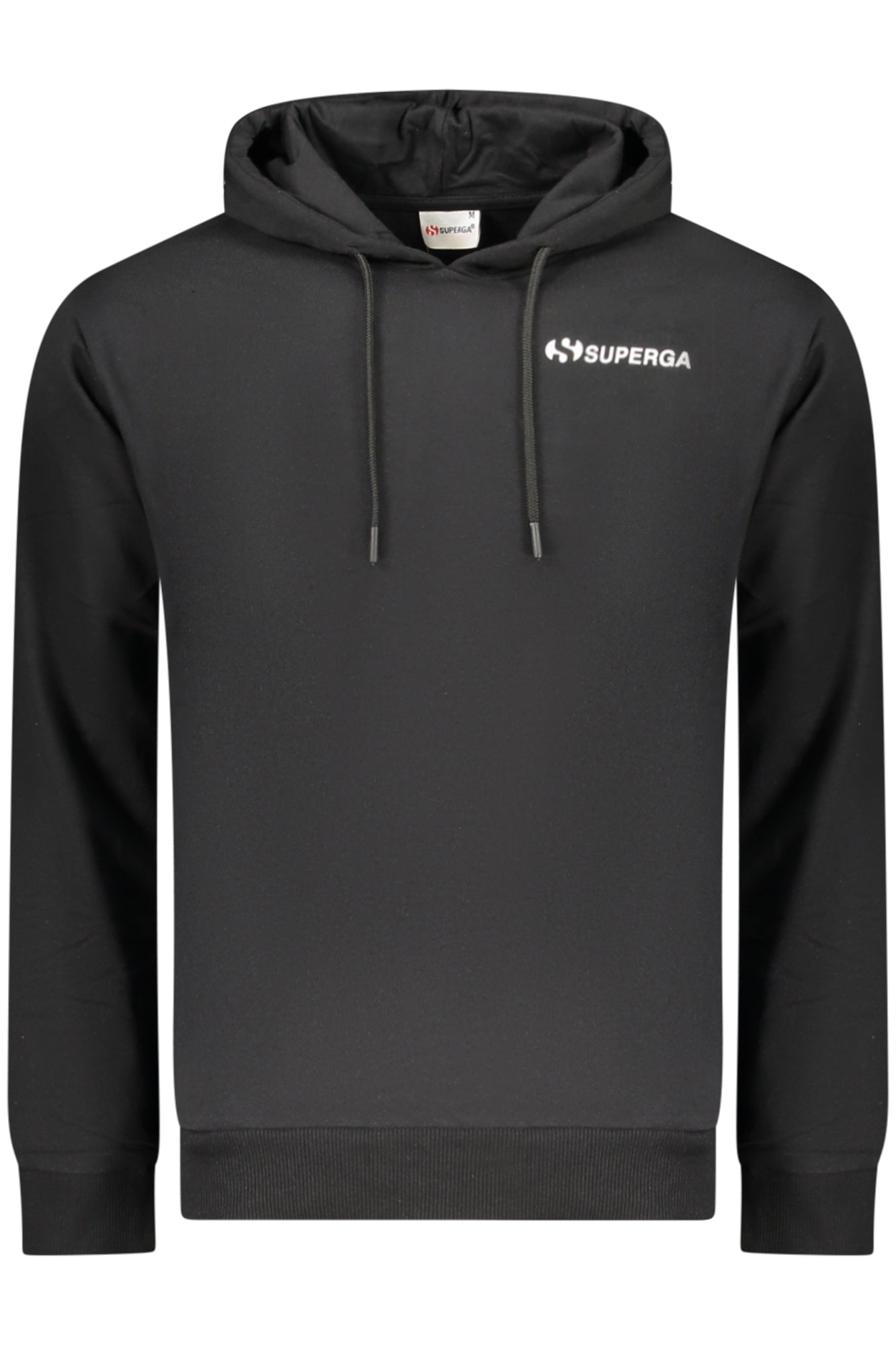 SUPERGA Herren-Sweatshirt mit Reißverschluss, schwarz