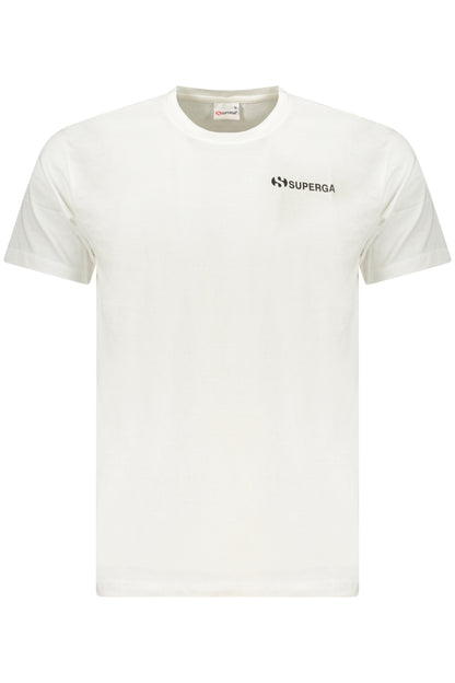 SUPERGA Herren Kurzarm-T-Shirt Weiß