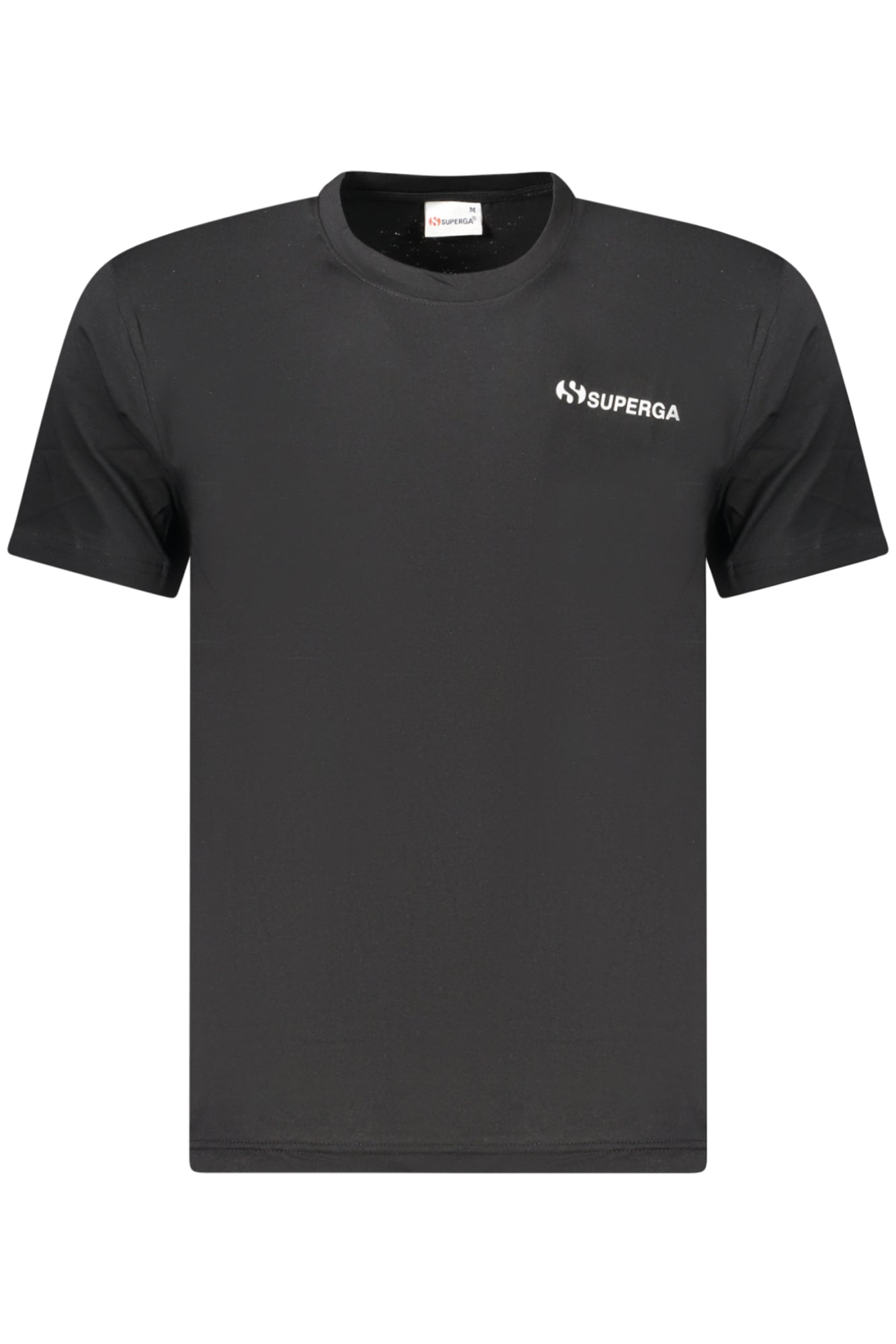 SUPERGA Herren Kurzarm-T-Shirt Schwarz
