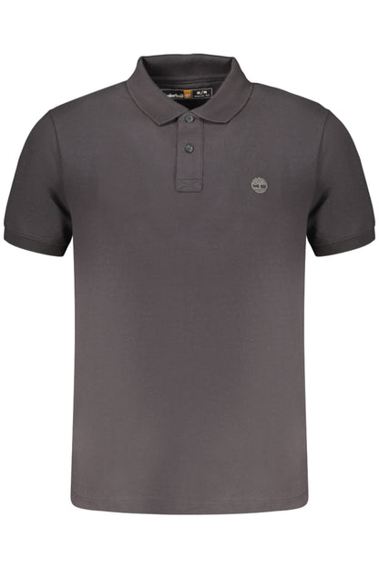 TIMBERLAND Herren-Poloshirt mit kurzen Ärmeln, schwarz
