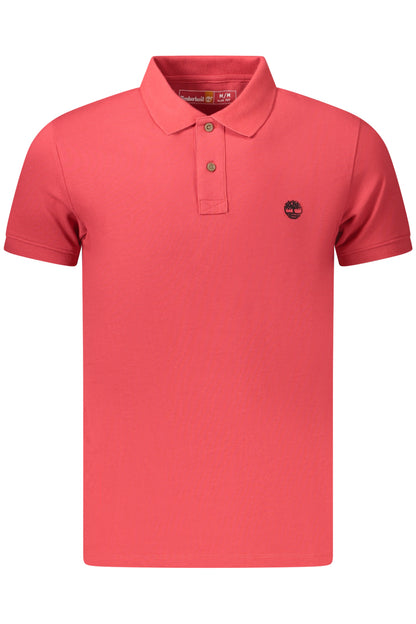 TIMBERLAND Herren-Poloshirt mit kurzen Ärmeln, Rot