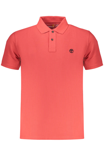 TIMBERLAND Herren-Poloshirt mit kurzen Ärmeln, Rot