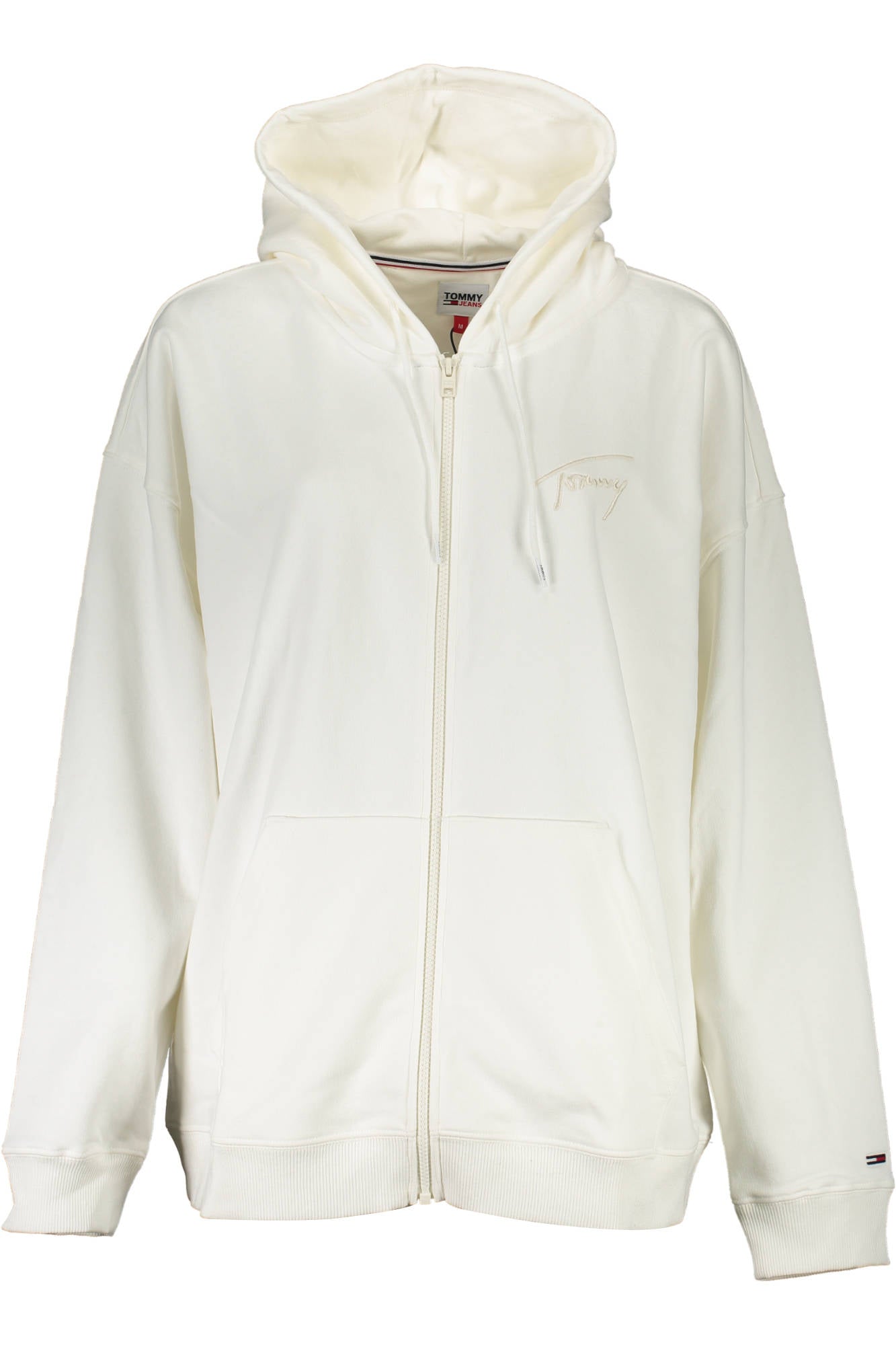 TOMMY HILFIGER SWEATSHIRT MIT ZIP DAMEN WEISS