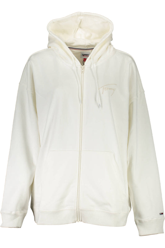 TOMMY HILFIGER SWEATSHIRT MIT ZIP DAMEN WEISS
