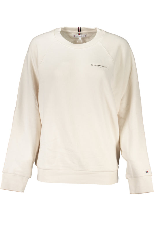 TOMMY HILFIGER DAMEN-SWEATSHIRT MIT REISSVERSCHLUSS BEIGE