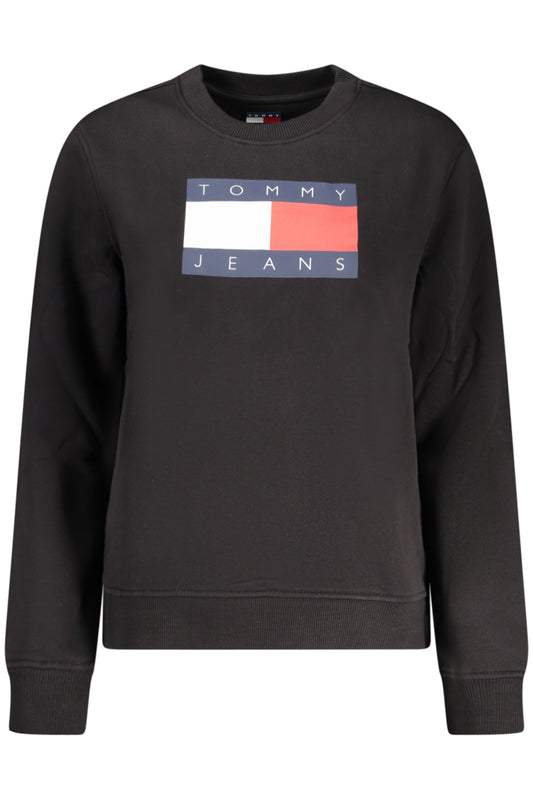 TOMMY HILFIGER DAMEN-SWEATSHIRT MIT REISSVERSCHLUSS, SCHWARZ