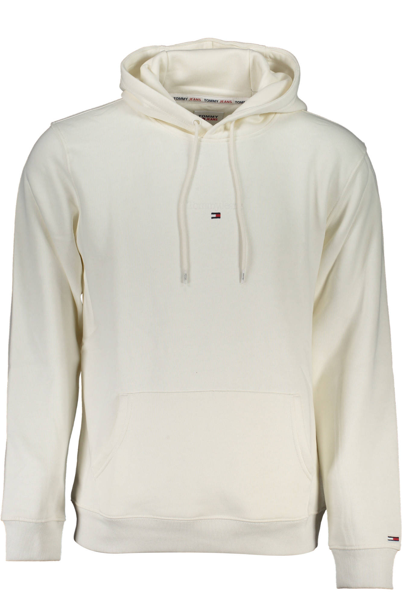 TOMMY HILFIGER WEISSES SWEATSHIRT FÜR HERREN MIT REISSVERSCHLUSS