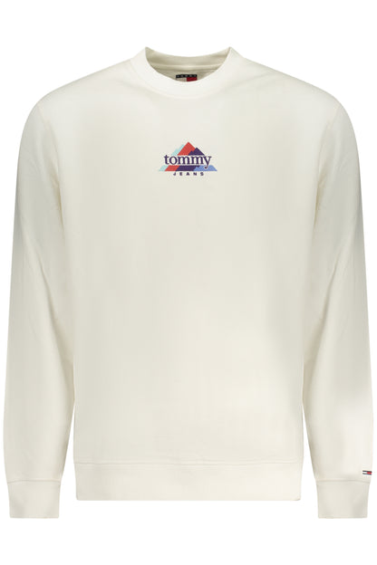 TOMMY HILFIGER HERREN-SWEATSHIRT MIT REISSVERSCHLUSS, WEISS
