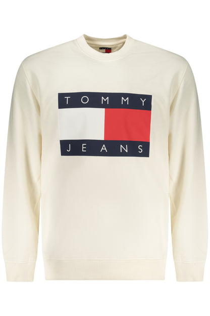 TOMMY HILFIGER HERREN-SWEATSHIRT MIT REISSVERSCHLUSS, WEISS