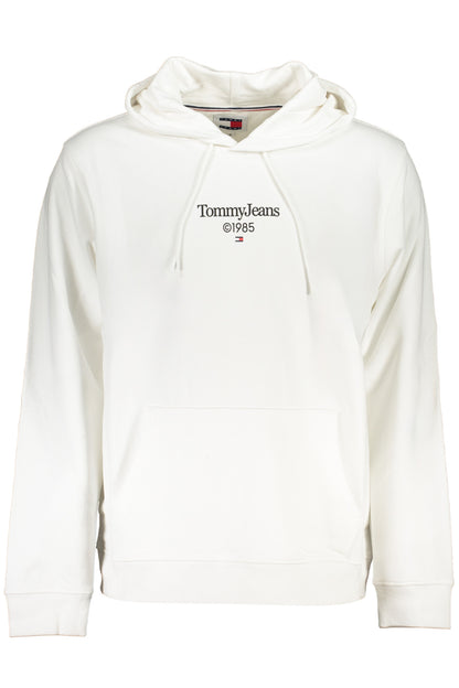 TOMMY HILFIGER WEISSES SWEATSHIRT FÜR HERREN MIT REISSVERSCHLUSS