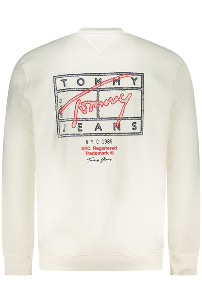 TOMMY HILFIGER HERREN-SWEATSHIRT MIT REISSVERSCHLUSS, WEISS