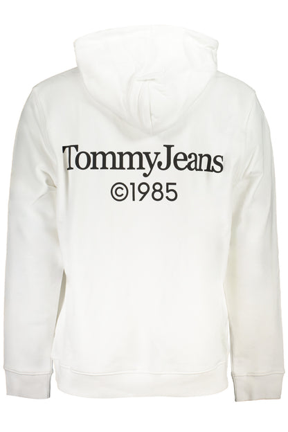 TOMMY HILFIGER WEISSES SWEATSHIRT FÜR HERREN MIT REISSVERSCHLUSS