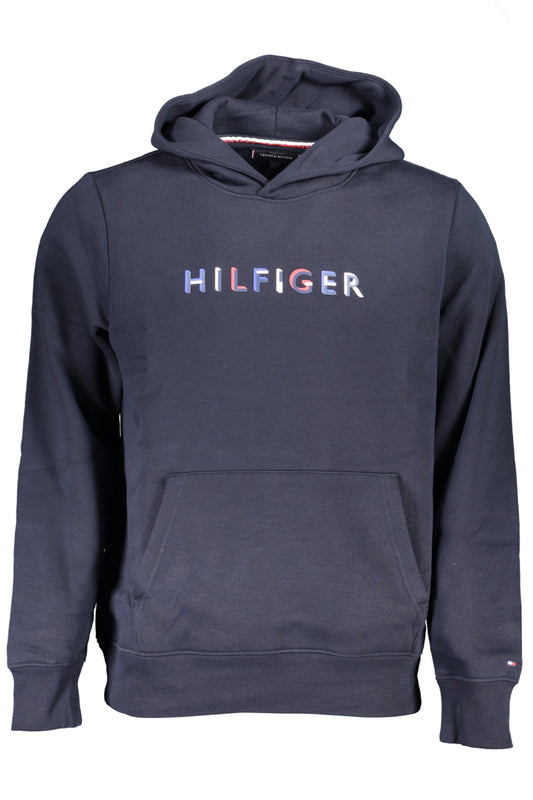 TOMMY HILFIGER HERREN-SWEATSHIRT BLAU MIT REISSVERSCHLUSS