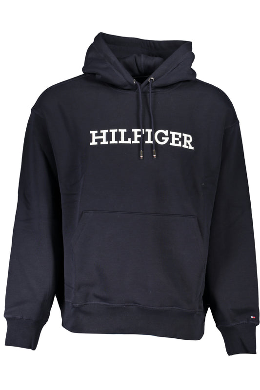TOMMY HILFIGER HERREN-SWEATSHIRT BLAU MIT REISSVERSCHLUSS