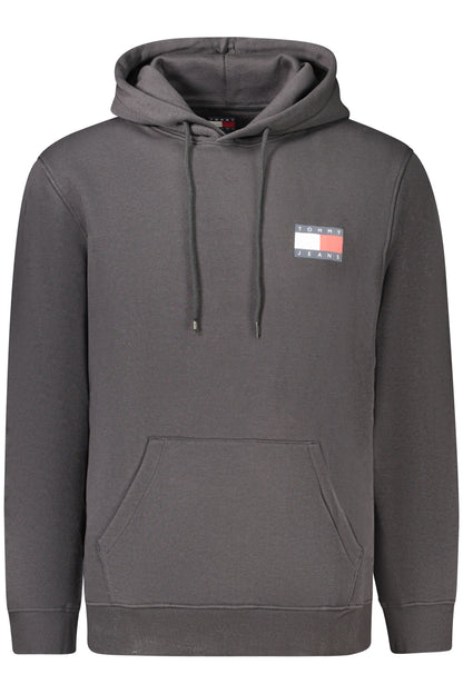 TOMMY HILFIGER Herren-Sweatshirt mit Reißverschluss, schwarz