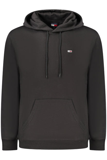 TOMMY HILFIGER HERREN-SWEATSHIRT MIT REISSVERSCHLUSS SCHWARZ