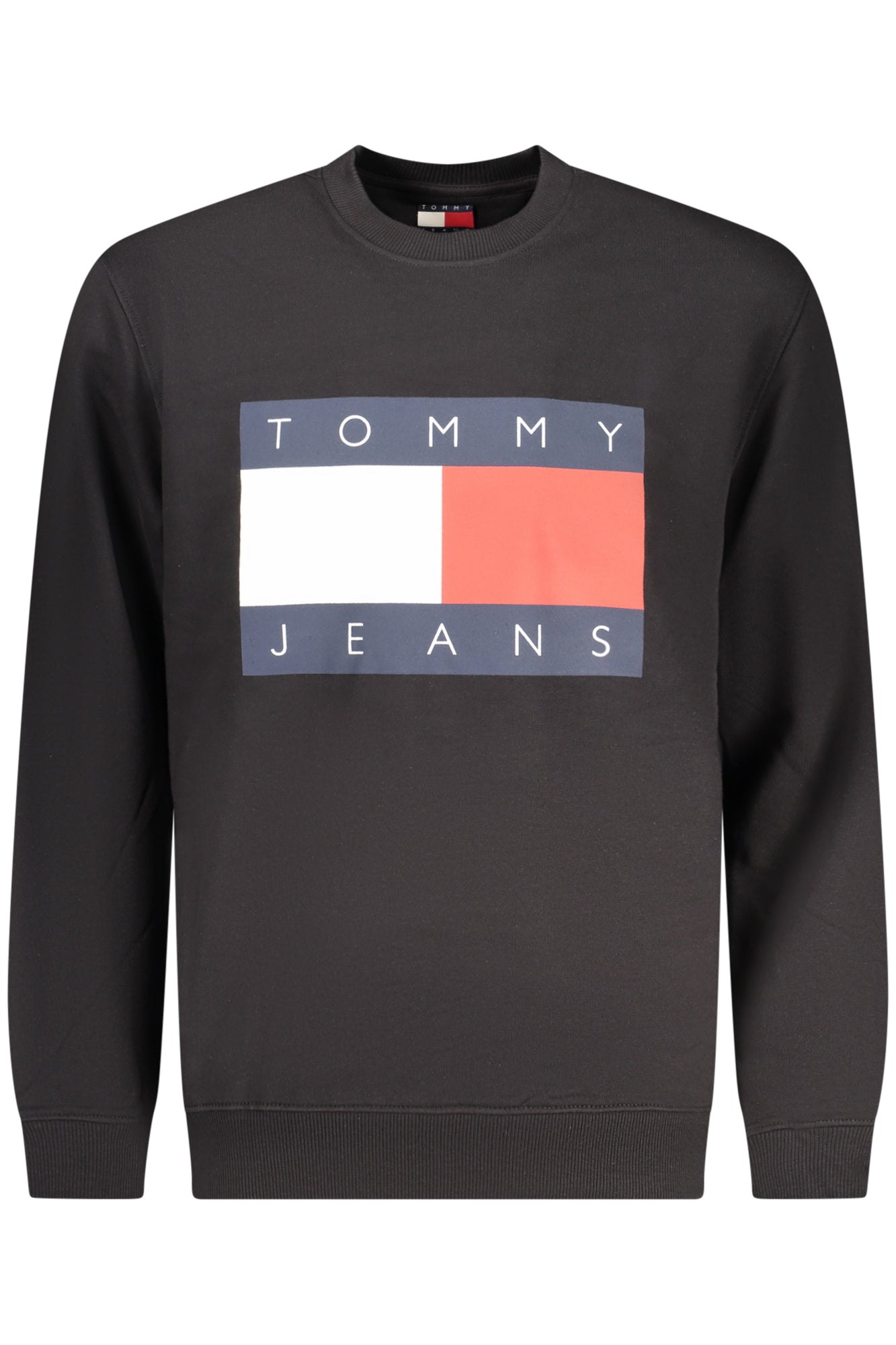 TOMMY HILFIGER Herren-Sweatshirt mit Reißverschluss, schwarz
