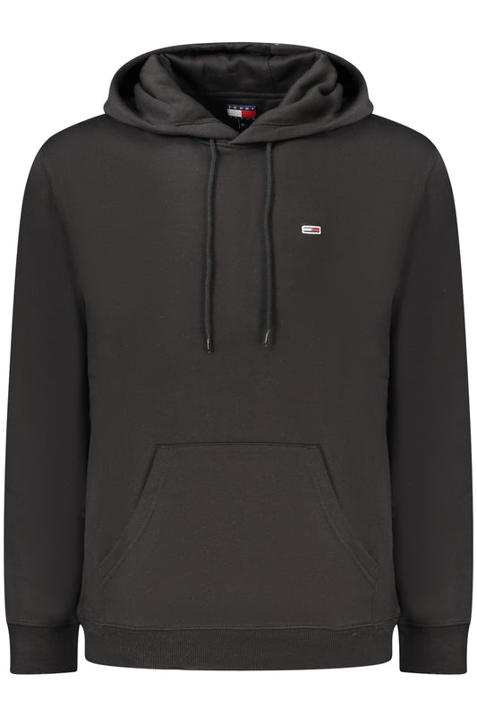 TOMMY HILFIGER HERREN-SWEATSHIRT MIT REISSVERSCHLUSS SCHWARZ