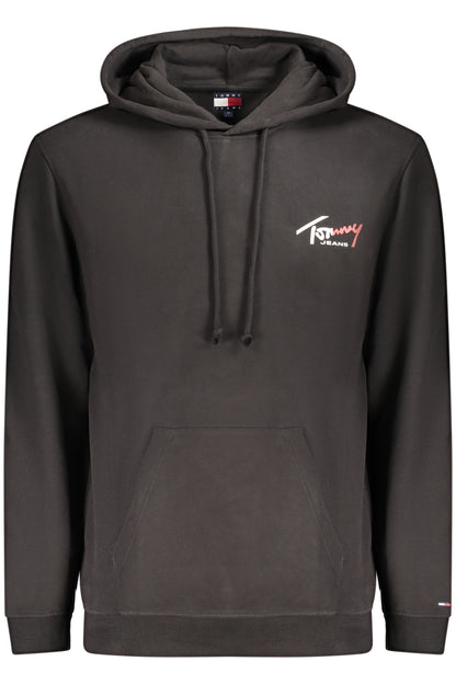 TOMMY HILFIGER Herren-Sweatshirt mit Reißverschluss, schwarz