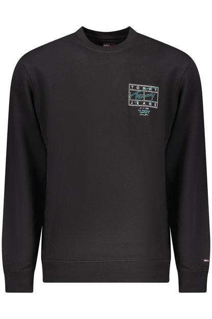 TOMMY HILFIGER Herren-Sweatshirt mit Reißverschluss, schwarz